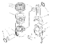 132-6663 Порщень нижняя часть CAT C-15 6NZ/MBN