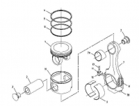 Шатун поршня CAT C-12, 113-9016, 0R-8190