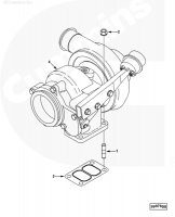 Турбокомпрессор Cummins Holset 4045570, 4045576, 4045055, 4955900, 4045054