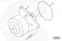 Помпа водяная, насос 3966841,3804927,4089647,3940052,4934058, 3973114 Cummins (Камминс)